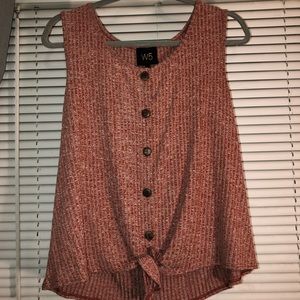 Women’s Button Down Tank Top, Size L